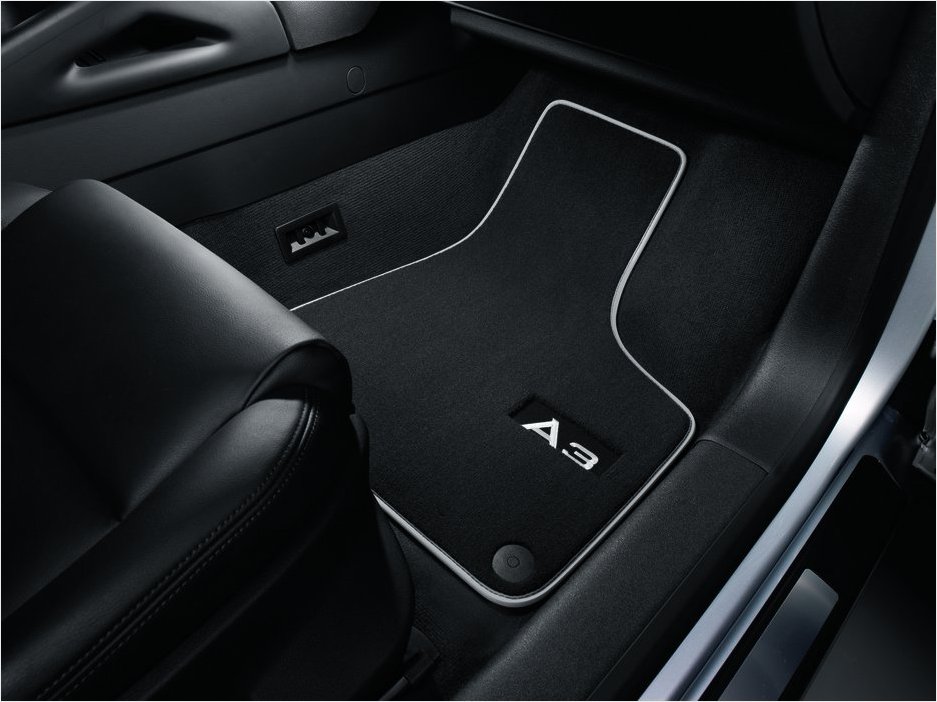 CchenliL 4pcs Car Floor Mats For AUDI S5(4door 2007-2016, All Weather Waterproof Non-Slip Car Floor Mats Set, Car Protection Accessories,A-Beige Black